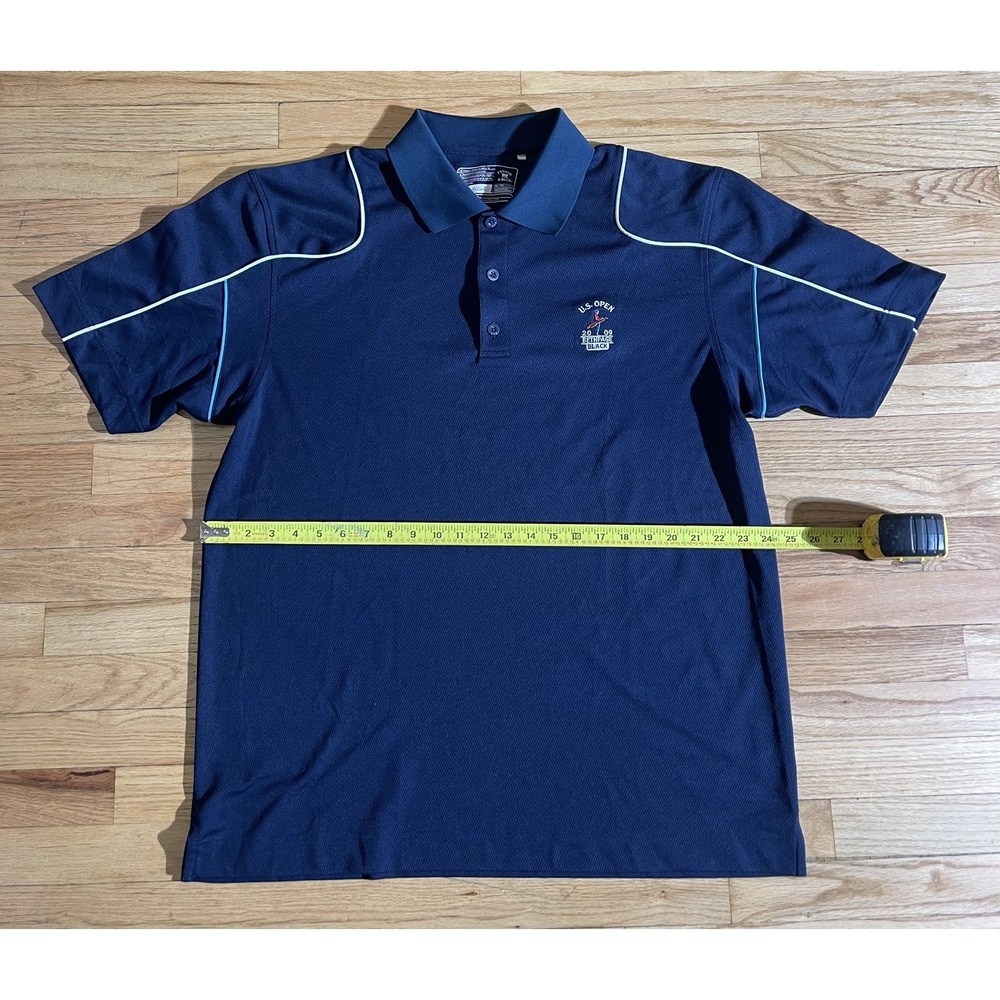 Vintage 2009 U.S. Open Bethpage Black Cutter & Buck Golf Polo Men's Size XL - Picture 2 of 5
